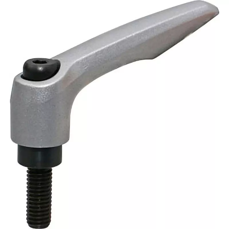 MonotaRO Clamp Lever Male Screw Zinc die casting Silver 1.5 mm Cell Spacing, N-KLM-78-M10-30-SR