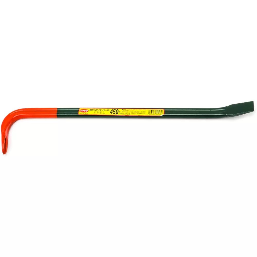 Bakuma Industries Flat Crowbar 450 mm Overall Length, 450mm