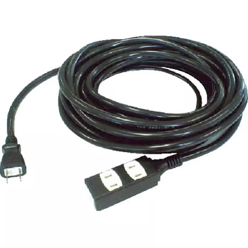 TRUSCO Soft Type Plug Vinyl Chloride Resin 10 m cable Length, TRIS15-103-BK