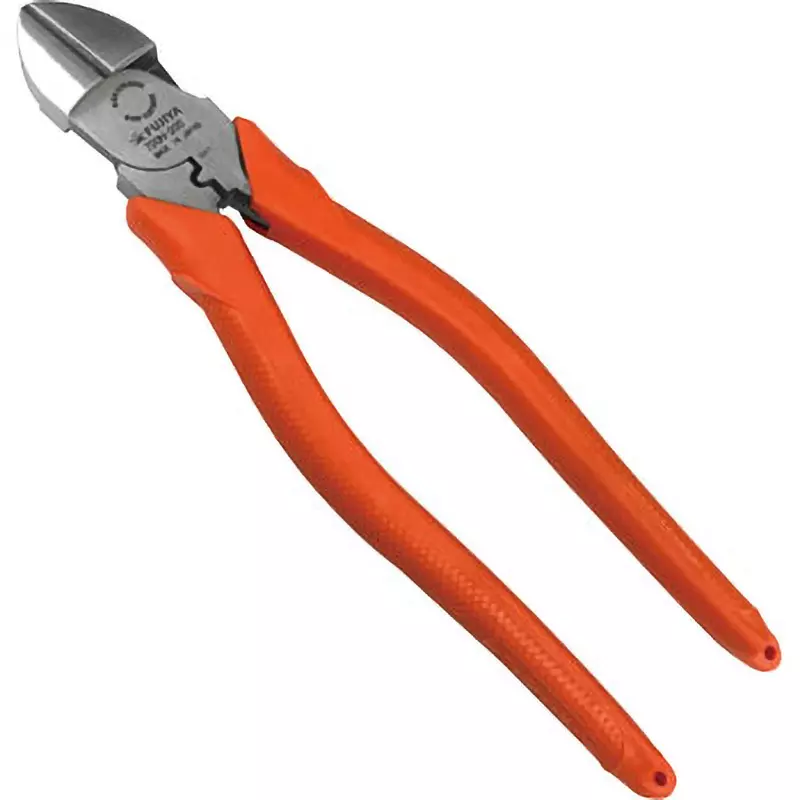 FUJIYA Offset Strong Nipper with Crimping Function 200 mm Overall Length, 700N-200