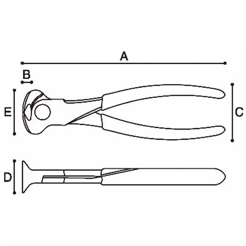 keiba-end-cutting-nippers-american-style-e-816