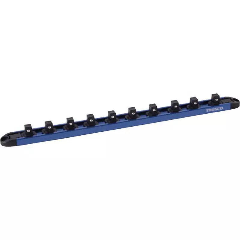 TRUSCO Aluminum Socket Holder Magnet Type Aluminum, TASH-310M