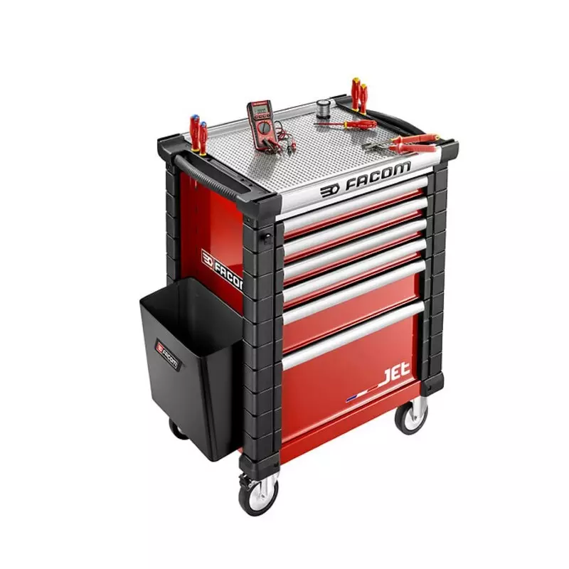 Facom Steel Tool Holder for use with JETLINE And RWS Furniture, JET.LA5-2PF