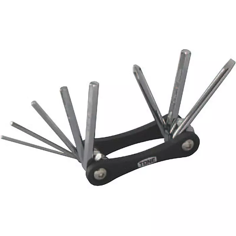 TONE Multi Tools (Hexagon) 2 / 2.5 / 3/4/5/6 / 8 mm, Plus, Minus, Hex Lobe (T25), CMT10