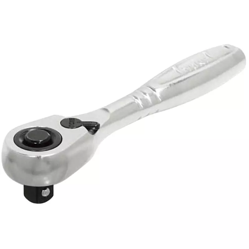 TONE Short Ratchet Handle (Hold Type) 9.5 mm Square Drive, RH3HS