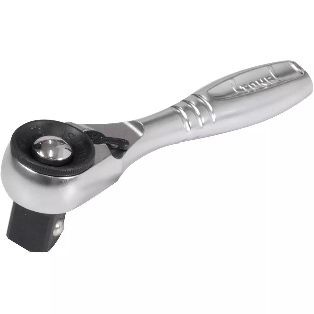 TONE Compact Short Ratchet Handle 12.7 mm Square Drive, RH4CHQS