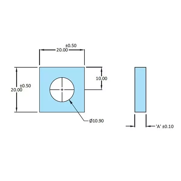 STEEL-SMITH Shimpacks 2020-11 Series 5.00 ±0.10 Dimension