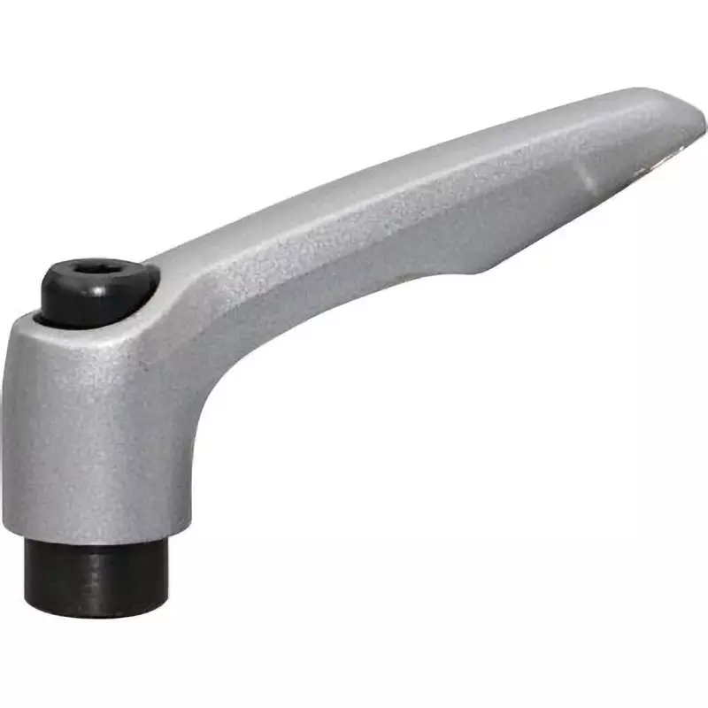 MonotaRO Clamp Lever Zinc die casting Silver L-shape 1 mm Cell Spacing, N-KLF-45-M6-SR