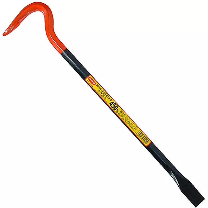 Bakuma Industries Hexagon Strong Type Crowbar 450 mm Overall Length, 450mm