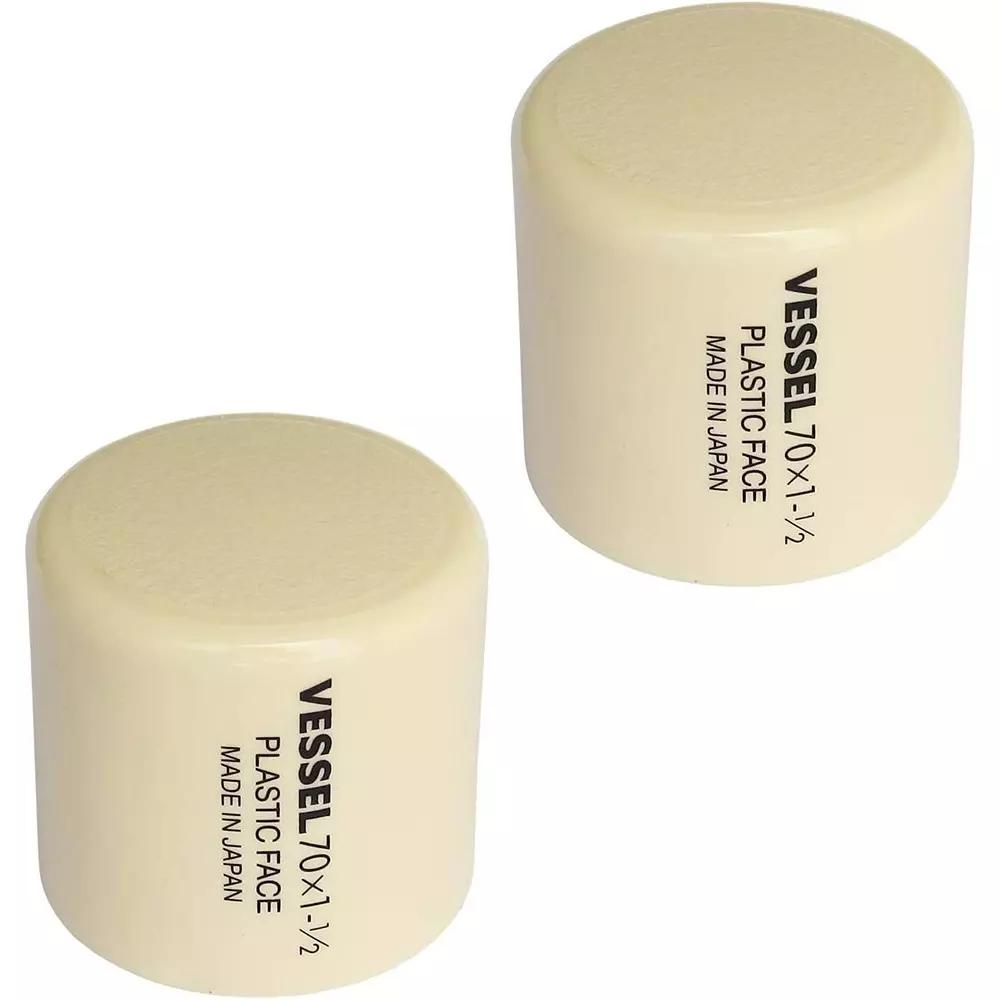 Vessel Plastic Hammer Face Replacement Beige Color, No．070115