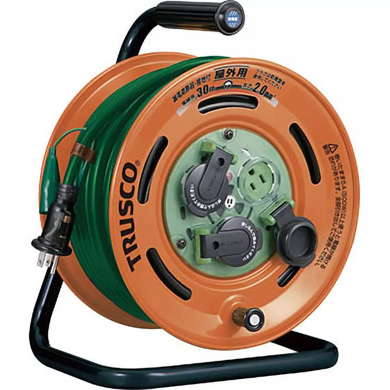 TRUSCO Outdoor Cord Reel, TBE-30KC