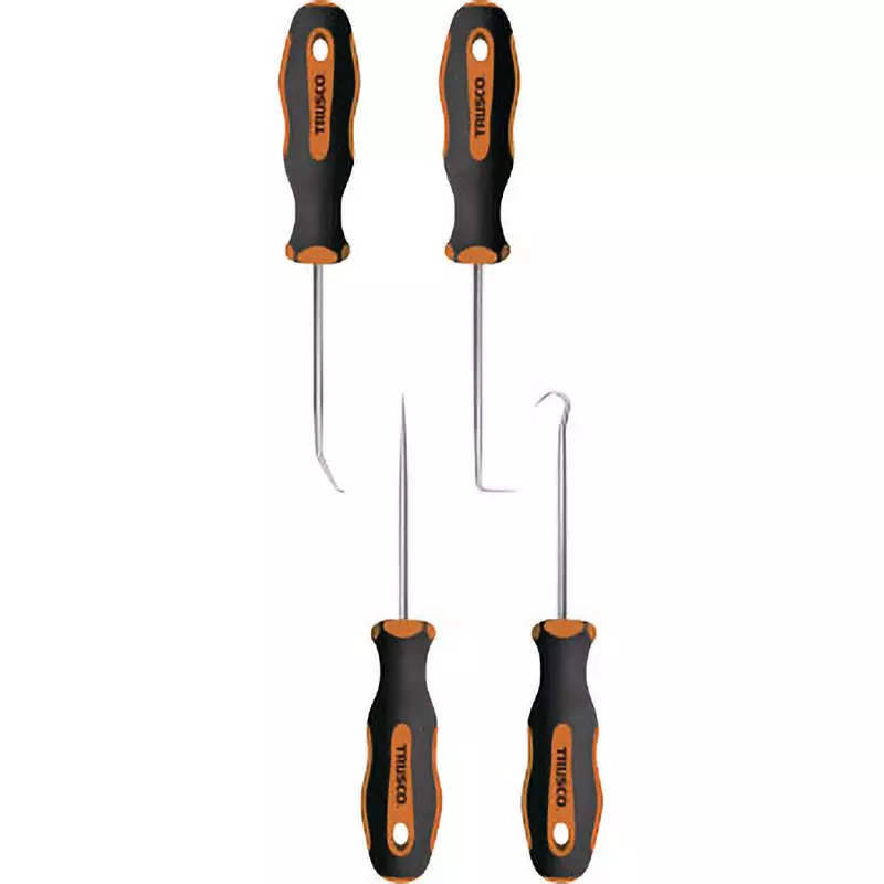 TRUSCO Mini Pick Hook Set 80 mm Shaft Length, TMPHS