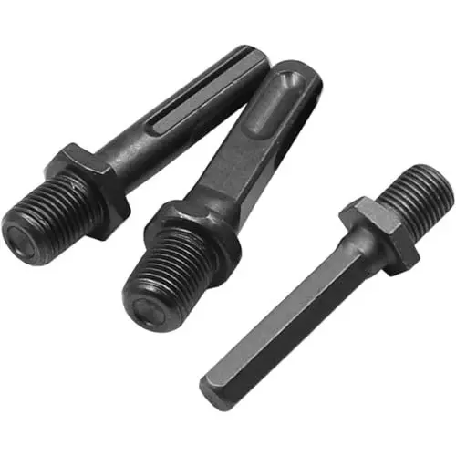 generic-conversion-joint-connecting-rod-sleeve-steel-635-mm-14-inch-hex-shank-952-mm-38-inch-thread-3x5-pcs