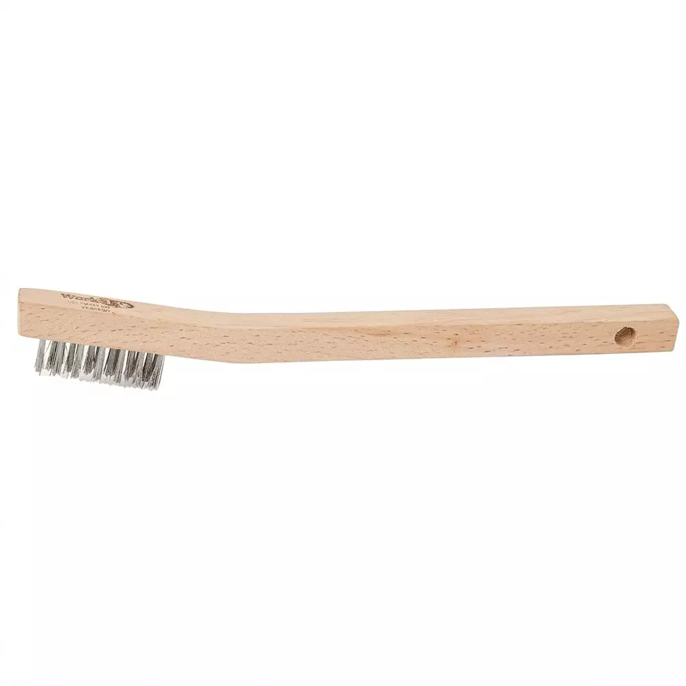 Blue-Point 7-7/8 inch (200.0 mm) Wire Brush Stainless Steel Bristles and Wooden Handle, AC5CAP