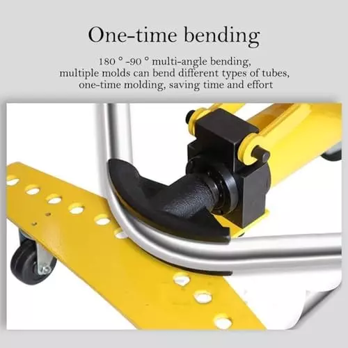 Nutronics Pipe Bending Machine Manual Metal 10 Ton (10000 Kg) Output Force for Bending Pipes Uses, SWG-1