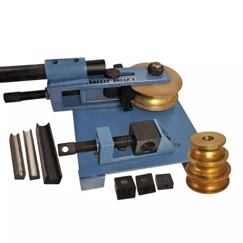 Breeze Shears Pipe Bending Machine with 4 Dies Manual 1-2.5 mm Pipe Thickness