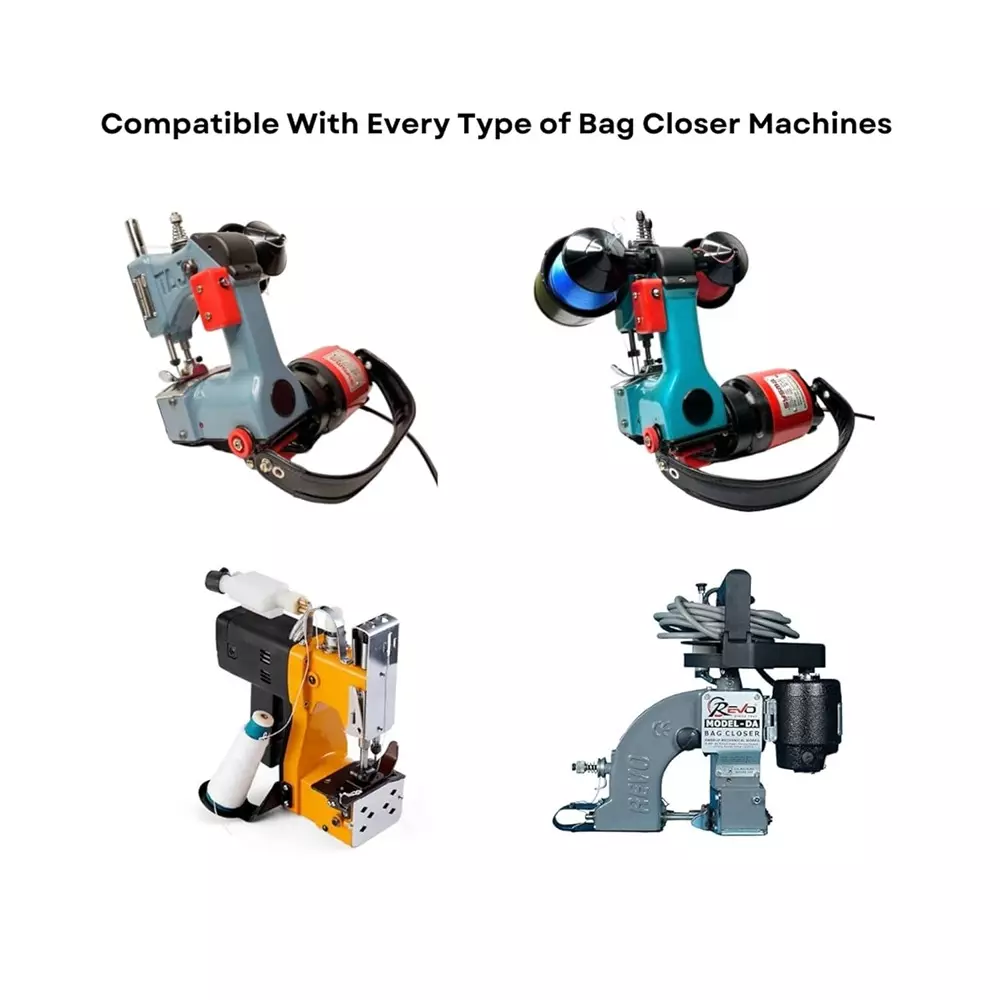 GENERIC 10 Pcs Bag Closer Sewing Machine Needles 5 cm Length with Revo, Bravo, LPI, Taj Universal Point Silver