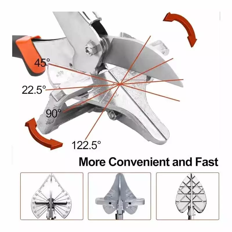 DY TOOLS Miter Shear 0-45° Angle 45 mm Range for Angular Cutting