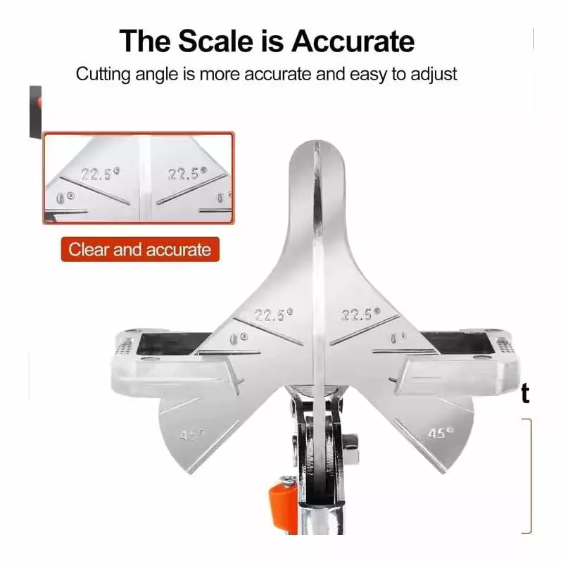 DY TOOLS Miter Shear 0-135° Angle 45 mm Range for Angular Cutting