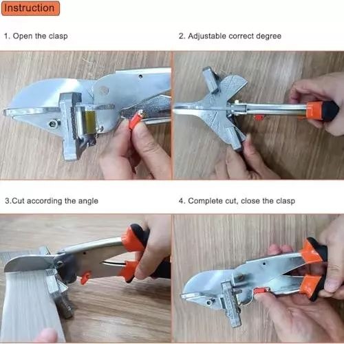 DY TOOLS Miter Shear 0-135° Angle 45 mm Range for Angular Cutting