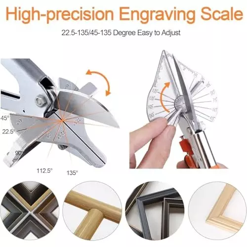 DY TOOLS Miter Shear 0-135° Angle 45 mm Range for Angular Cutting