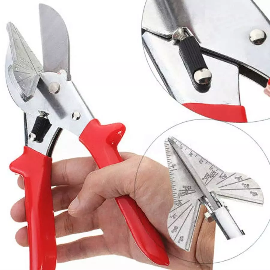 YADAV Multi-Angle Mitre Shear Cutter Adjustable Trim Cutter 45 to 135° for Plastic & PVC Cutting