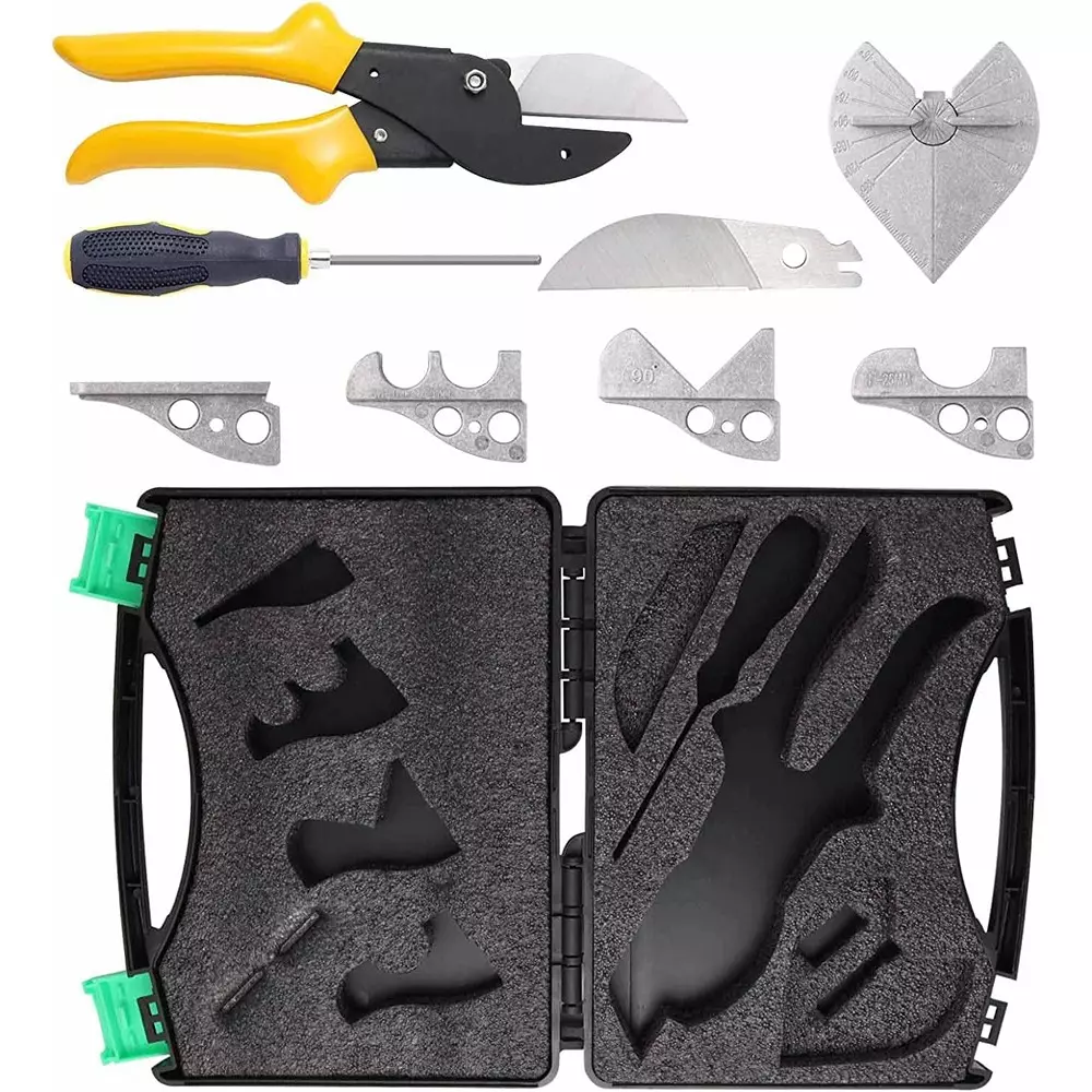 DY TOOLS Multi Purpose Miter Shear 45-135° Angle 45 mm Range for Angular Cutting (Pack of 8)