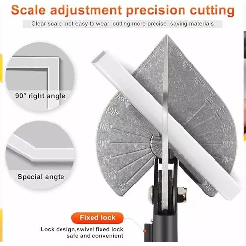 DY TOOLS Multi Purpose Miter Shear 45-135° Angle 45 mm Range for Angular Cutting (Pack of 8)
