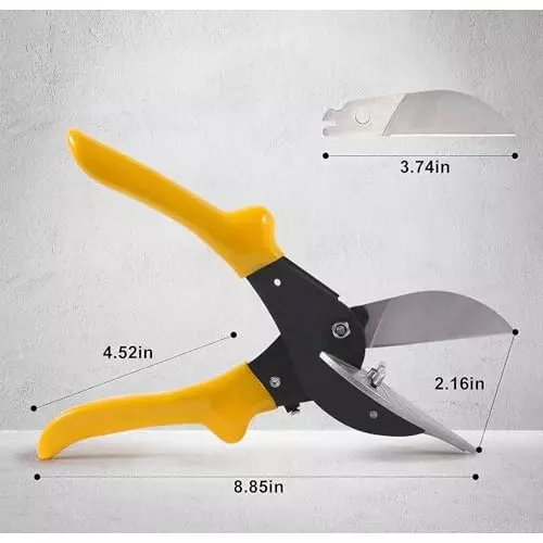 DY TOOLS Multi Purpose Miter Shear 45-135° Angle 45 mm Range for Angular Cutting (Pack of 8)