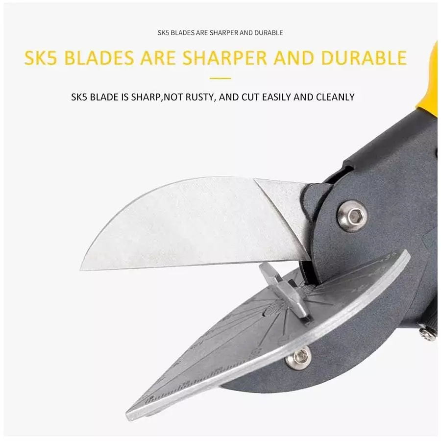 DY TOOLS Multi Purpose Miter Shear 45-135° Angle 45 mm Range for Angular Cutting (Pack of 8)