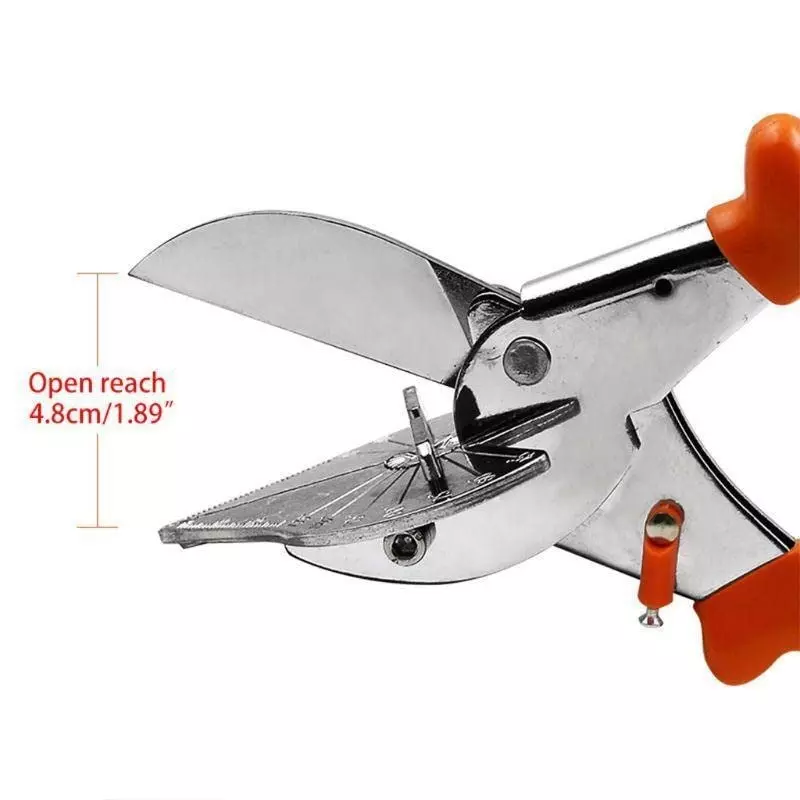 YADAV Multi-Angle Pipe Scissor & Wire Trunking PVC Mitre Trim Cutter Hand Tool 45° to 120°