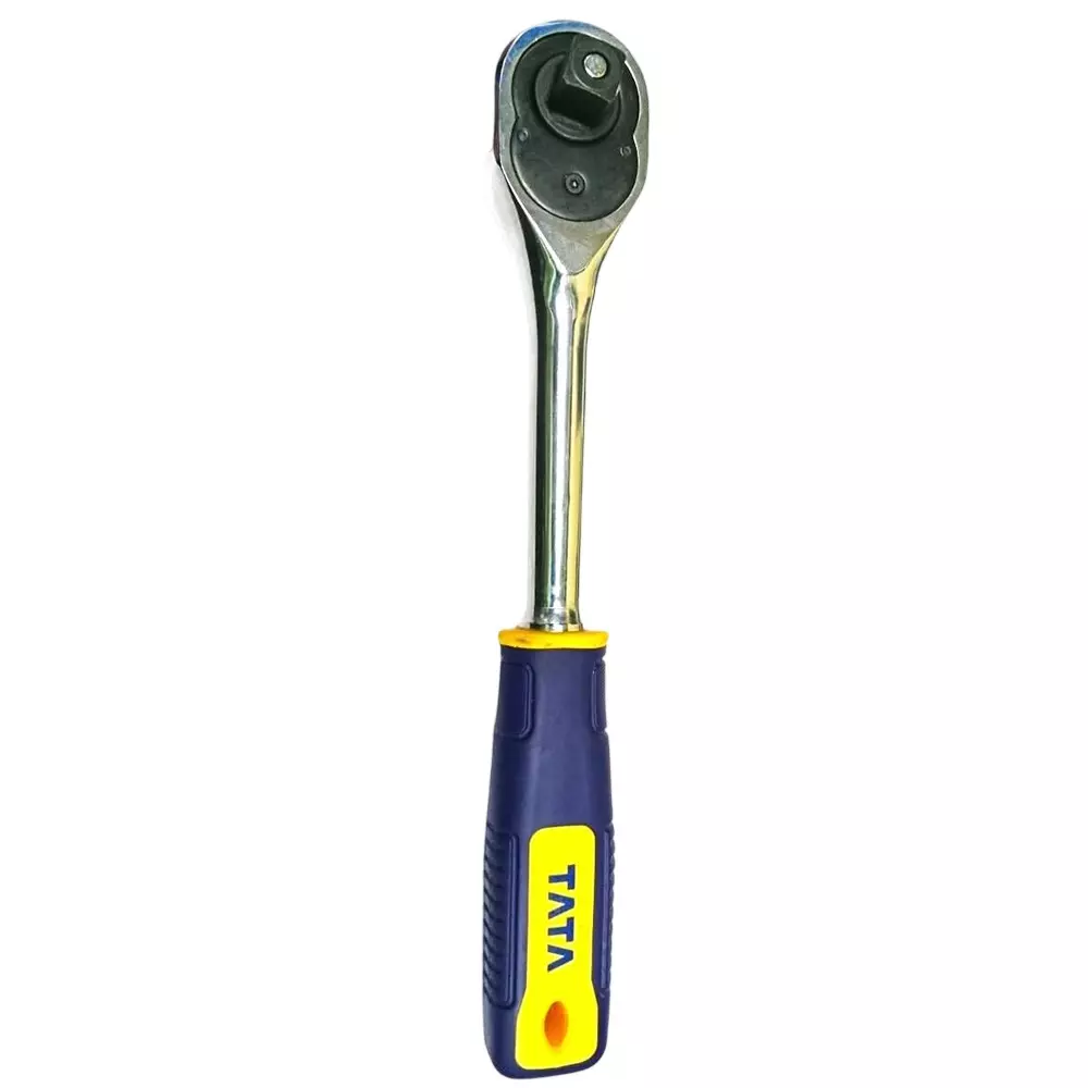 Tata Agrico 1/2 inch (12.7 mm) Drive 90T Ratchet Handle Used as Socket Accessory for DIY, Home & Professional Use, SHR002 (Pack of 5 Pcs)