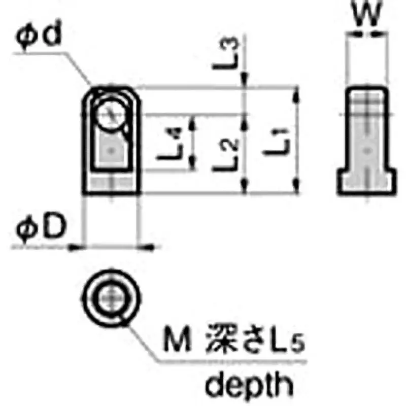 TAKIGEN Bracket Fixed Joint Zinc Plating Chromate Treatment for B-486, B-486-MB-1