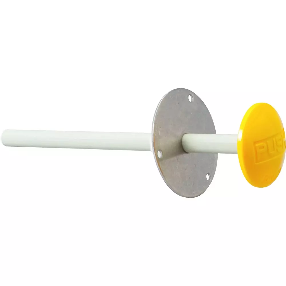 TAKIGEN Antibacterial Cabinet Safety Push Rod Glass Fiber, FC-701 Yellow Head