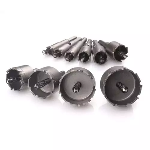 DY TOOLS TCT Core Bit Tungsten Carbide 22 mm Size 10 mm Chuck Size for Saw Metal Cutter
