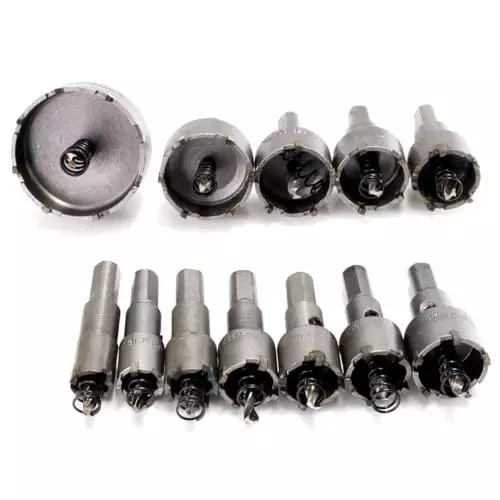DY TOOLS TCT Core Bit Tungsten Carbide 16 mm Size 10 mm Chuck Size for Saw Metal Cutter