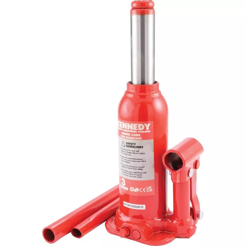 Kennedy Bottle Jack 3000 Kg (30 Ton) Lifting Capacity 326 mm Maximum Lifting Height 3.1 Kg