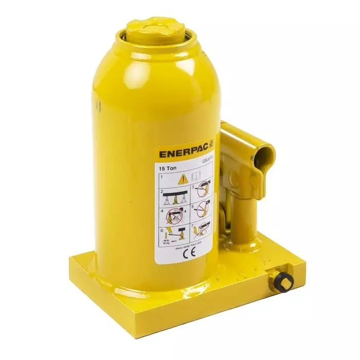 Enerpac Bottle Jack 15t Maximum Load 228mm-453 mm Maximum Range, GBJ015A