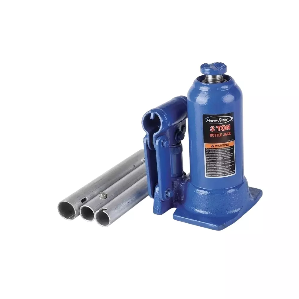 Blue-Point 6 Ton Hydraulic Bottle Jack with 2-4/5 inch (71.12 mm) Adjustable Height and 11 inch (279.4 mm) Handle Size, BLP6BJ