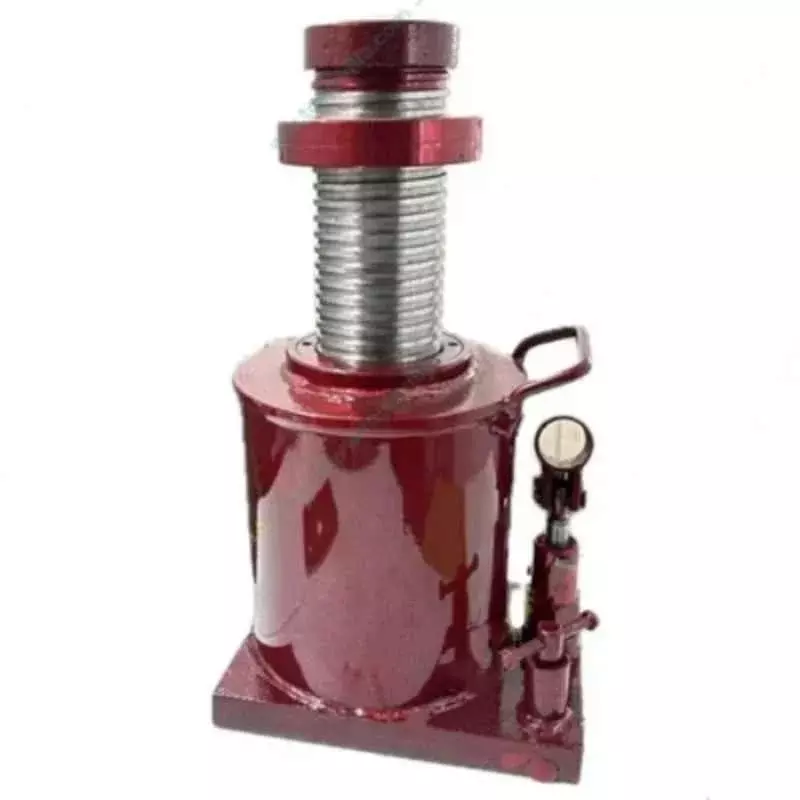 spear-100-ton-hydraulic-bottle-jack-150-425-mm-lifting-height-metal-body-red-color-for-trucks-lorry-buses