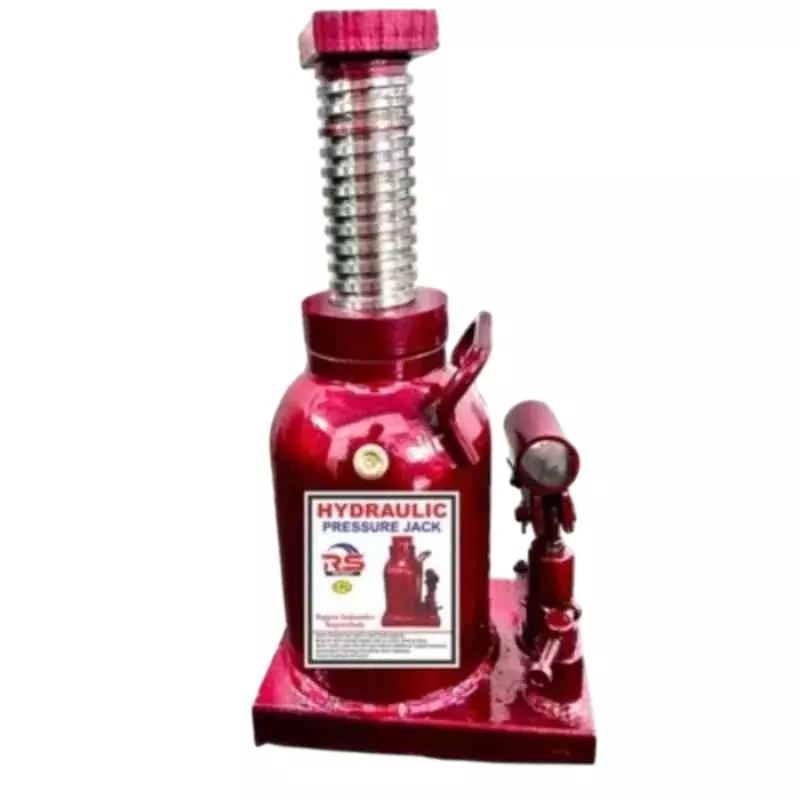 Spear 35 Ton Hydraulic Bottle Jack 130-370 mm Lifting Height Metal Body Red Color for Hatchback Cars, SUV & Mini Truck