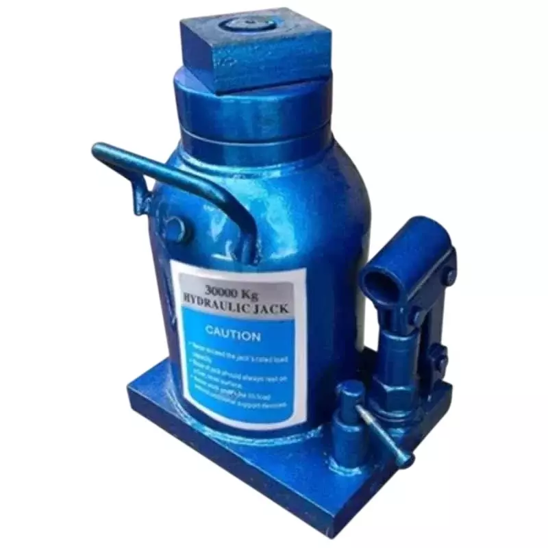 Spear 30 Ton Hydraulic Bottle Jack 190-350 mm Lifting Height Metal Body Blue Color for Hatchback Cars, SUV & Mini Truck