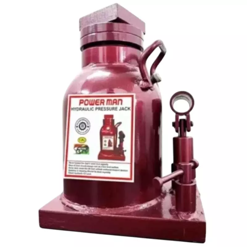 Spear 50 Ton Hydraulic Bottle Jack 280-465 mm Lifting Height Metal Body Red Color for Automotive, Truck, Farm, Industrial & Construction Work