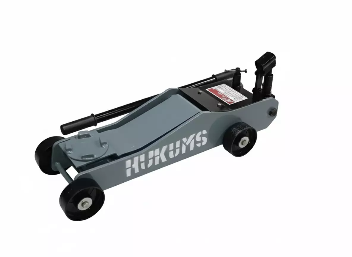 HUKUMS 2000 Kg (2 Ton) Capacity Hydraulic Trolley Jack Maximum Lifting Height 400 mm for Hatchbacks Cars, HTJ02