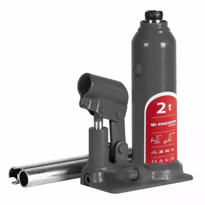 Facom Bottle Jack, 8t Maximum Load, 198mm - 394mm Maximum Range, DL.8BTI
