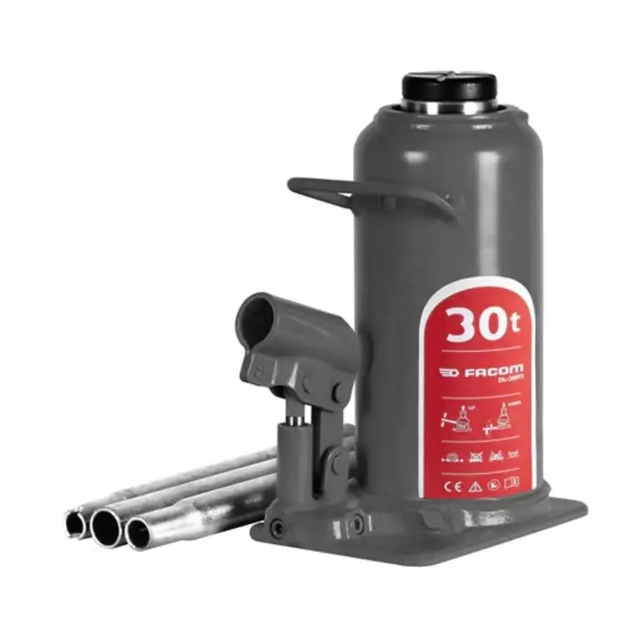 Facom Bottle Jack, 20t Maximum Load, 270mm - 430mm Maximum Range, DL.20BTI