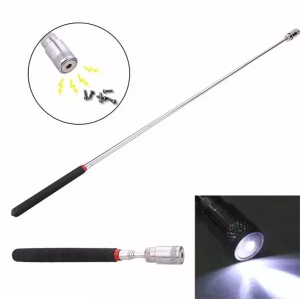 YADAV Lightweight Telescopic Magnetic Pick Up Rod with LED Light ‎15 x 10 x 5 cm