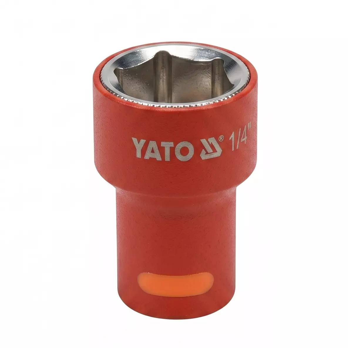 Yato Insulated Hexagon Socket 1/4 inch (6.35 mm) Drive Size and 14 mm Diameter Automotive Workshops, Service Centre, YT-210051