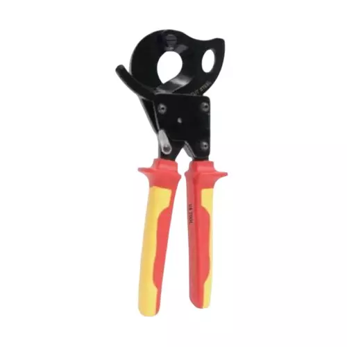 Us Tool Insulated Ratchet Cable Cutter 240 mm (9.45 Inch) Overall Length 1000 V 65Mn Material, Ust-V240C