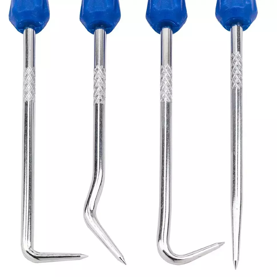 Scheppach Hooks Oil Seal Puller Set for Removing Seals & O-Rings, Sch-904U4 (Pack of 4)